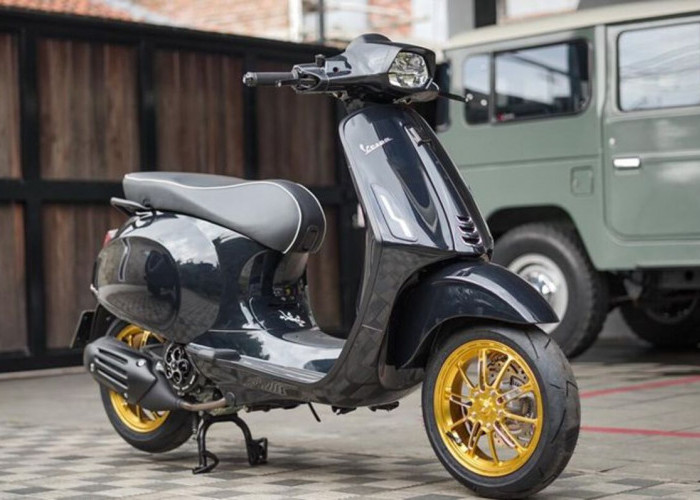 Vespa Sprint Tech : Tampilan Sporty dan Menggunakan Baja Ringan yang Kokoh