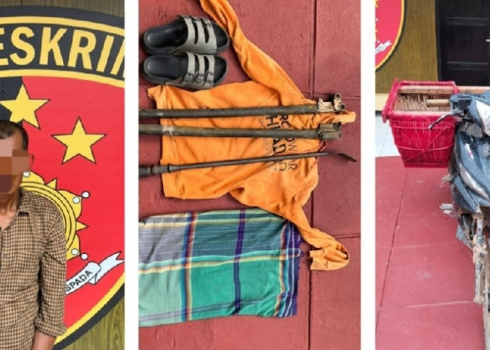 Maling 11 Karung Beras, 30 Bungkus Rokok di Lubuk Sakti  Ditangkap Polsek Indralaya