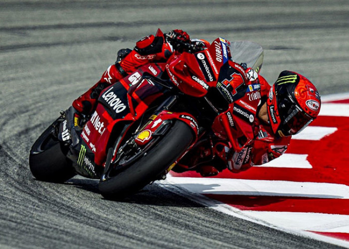 MotoGP Catalunya 2023: Francesco Bagnaia Tercepat, Berhak Start Posisi Terdepan
