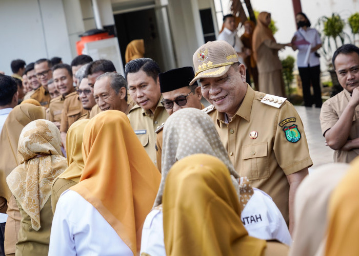 Pimpin Apel Pagi, Bupati Muba Ingatkan Kekompakan Pegawai