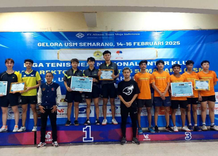 Petenis Meja Pelatnas PB PTMSI Kadet Putra Juara Liga Indonesia Junior 2025