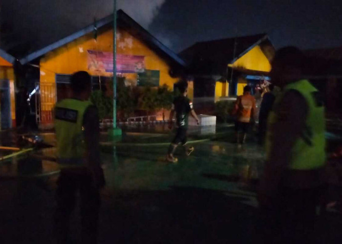 Bangunan SMP Muhammadiyah Prabumulih Terbakar, ini Penyebabnya