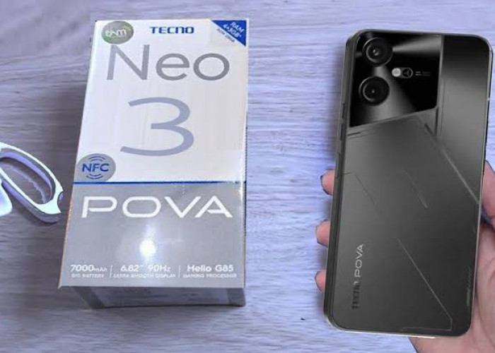 Tecno Pova Neo 3 : Disupport Baterai 7.000 mAh dengan Fast Charging 18 Watt