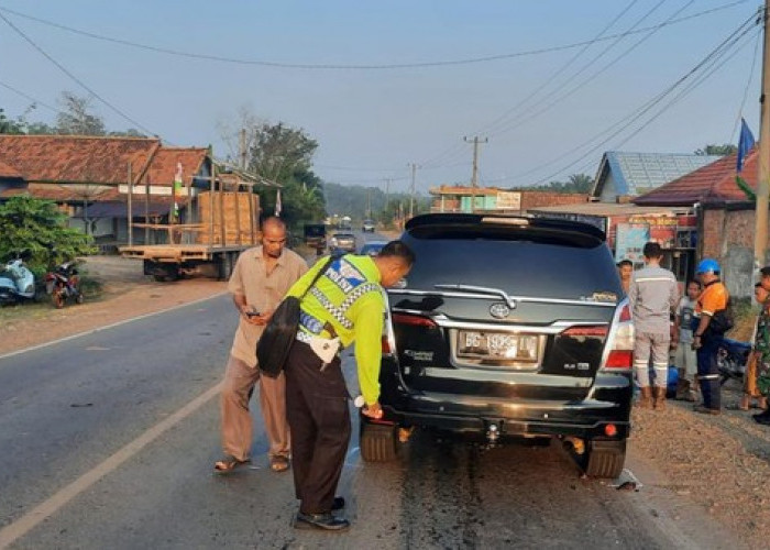 Kecelakaan Adu Kambing di Jalinsum Sumsel, Pemotor Tewas Ditempat 