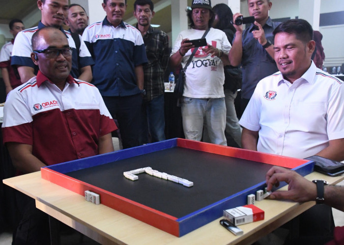 ORADO Sumsel Resmi Dilantik, Danrem 044/Gapo Dorong Domino Jadi Olahraga Prestasi