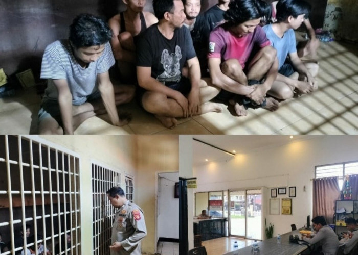 Delapan  Tahanan  Polsek Indralaya Kondisi Sehat dan Aman