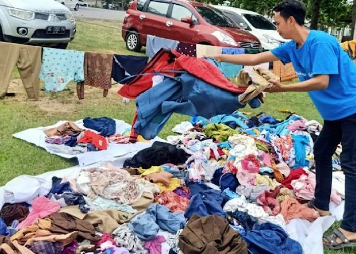 PMI OKI Kumpulkan Pakaian Layak Pakai, Dibersihkan Agar Dapat Langsung Dipakai, Seragam Sekolah Paling Urgen 