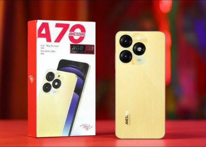 Itel A70: Dibekali Baterai 5.000 mAh dengan Penyimpanan 128 GB