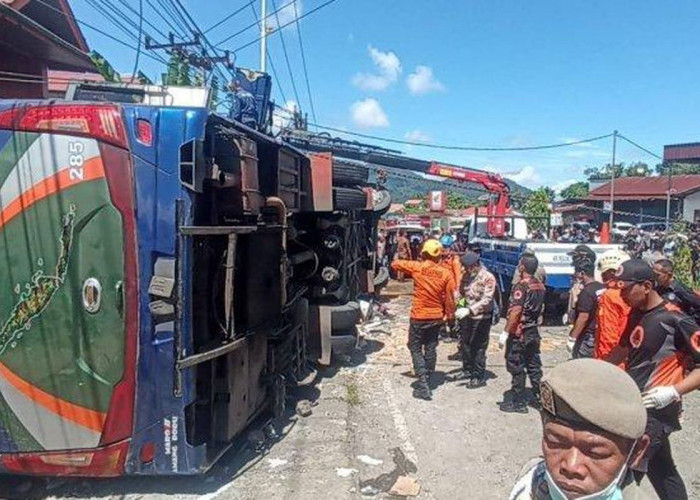 Bus ALS Kecelakaan di Padang Panjang, 12 Penumpang Tewas