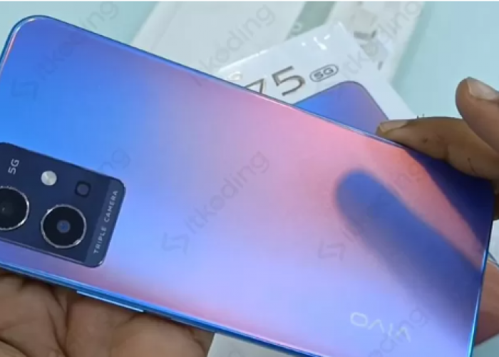 Vivo Y75 5G : Disupport Layar IPS LCD dengan Kamera Utama 50 MP