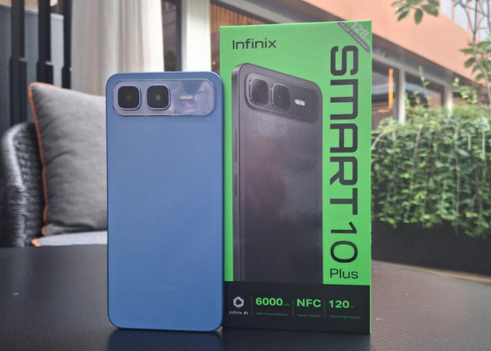 Infinix Smart 10 Plus : Didukung Baterai 6.000 mAh dengan Fast Charging 18 Watt