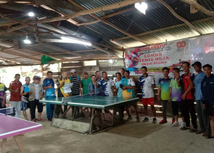 Rizal/Ridwan, Juara Tenis Meja Beregu Duo Teluk Payo Cup 2025