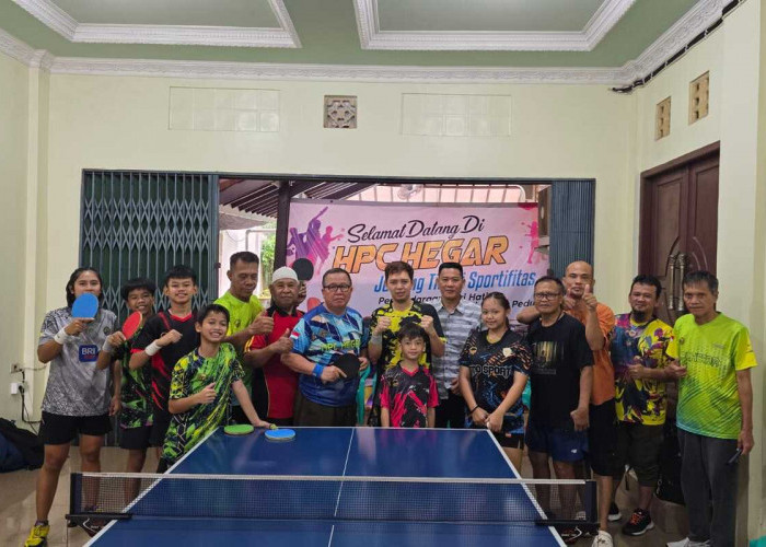 Gilang Maulana Boyong Petenis Meja Cilik Berkunjung ke HPC Palembang