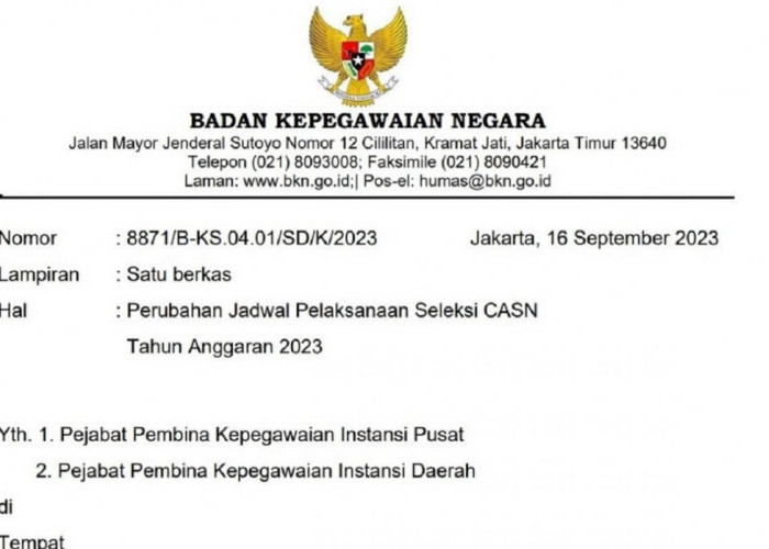 Jadwal Pendaftaran CPNS dan PPPK 2023 Ditunda, ini 2 Alasannya