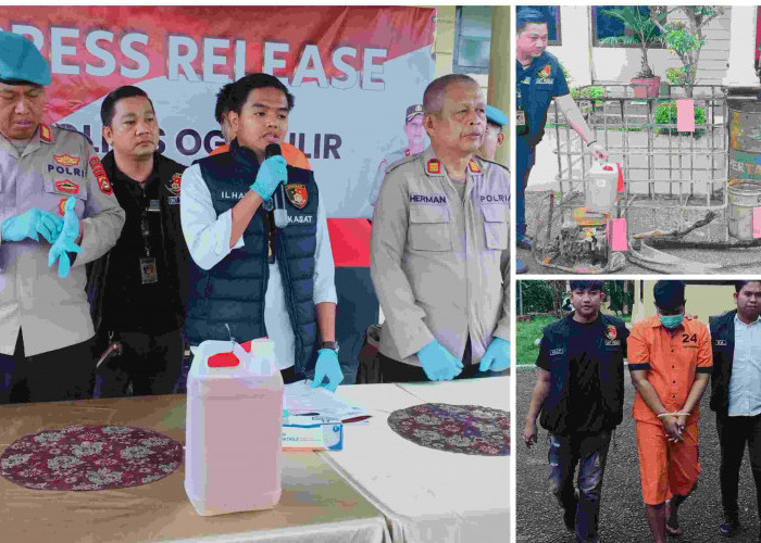 Ngaku Baru Satu Bulan Oplos BBM Ilegal di Ogan Ilir, Meledak dan Terbakar