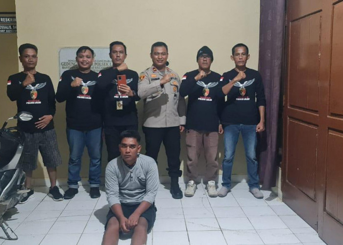 Pelaku Utama Perampokan di Mekar Sari Muba, Ditangkap Tiem Elang Kelabu.