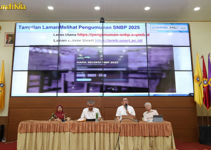 Unsri Umumkan Hasil Seleksi SNBP 2025