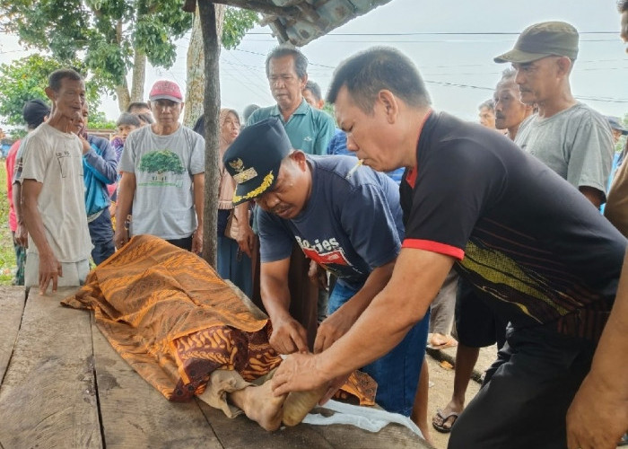 Ada Mayat di Pondokan Desa  Seribandung, Personel Polsek Tanjung Batu Lakukan Olah TKP 