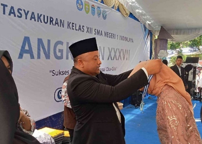 Siswa Kelas XII SMAN 1 Indralaya Ogan Ilir  Gelar Tasyakuran 