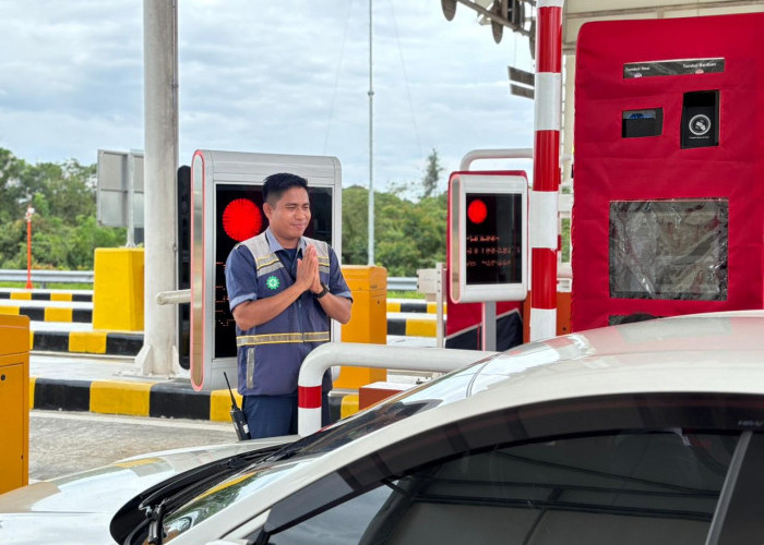 16.835 Kendaraan Arus Balik Libur Natal 2025 dan Tahun Baru 2026 di Jalan Tol Trans Sumatera  Palindra-Indrapr