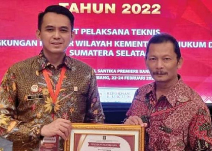 Imigrasi Kelas I TPI Palembang Raih Penghargaan Kinerja Terbaik dari Kepala Kantor Wilayah Kemenkumham Sumsel