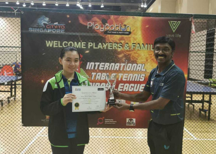 3 Petenis Meja Indonesia Juara di Singapura