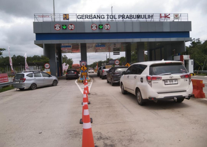 12.626 Kendaraan Melintasi Tol Palinpra Selama Liburan Nataru