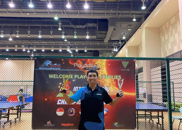 Olympian Tenis Meja Indonesia Juara di Singapura