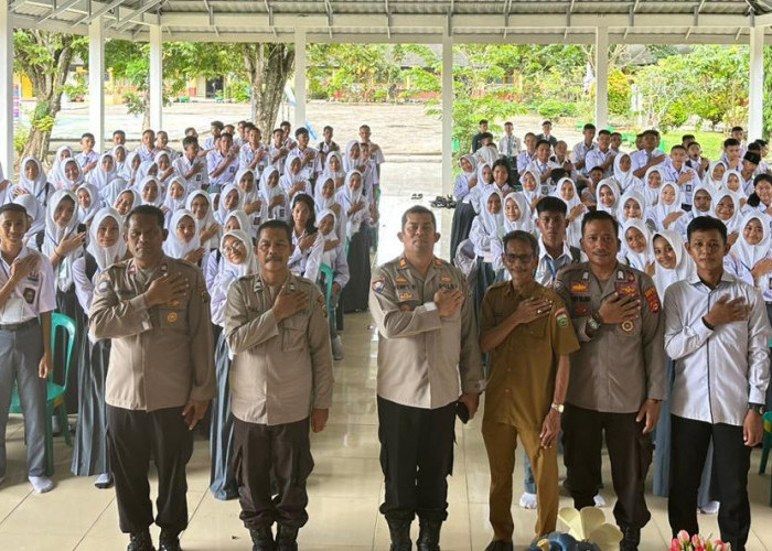 Siswa SMAN 1 Indralaya Utara Ikuti MPLS, Polres Ogan Ilir Berikan Materi Bahaya Perilaku Bullying
