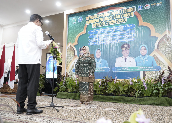 Patimah Toha Dikukuhkan Sebagai Bunda Literasi