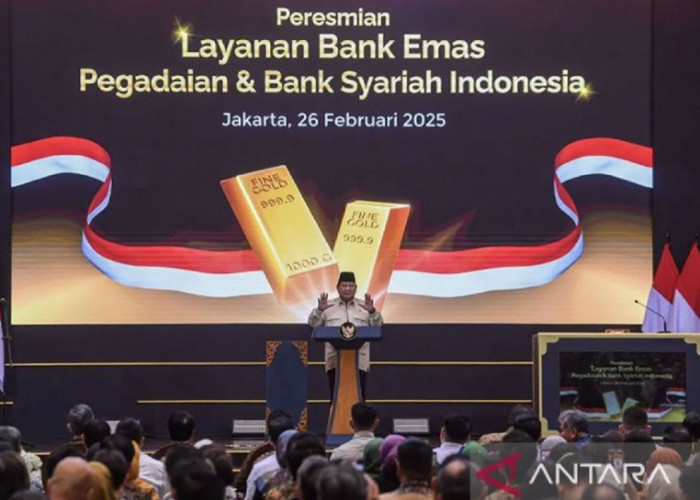 Prabowo Resmikan Layanan Bank Emas, Pegadaian-BSI Ditunjuk Sebagai Pengelola