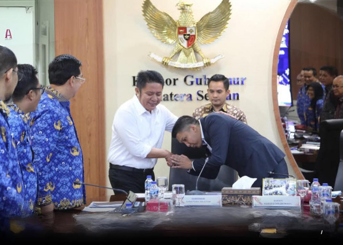 Bupati Ogan Ilir Silaturahmi Dengan Gubernur Sumsel, Selaraskan Program Pembangunan 