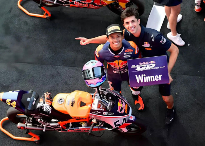 Yes, Veda Ega Finish Terdepan di Red Bull MotoGP Rookies Cup 2025