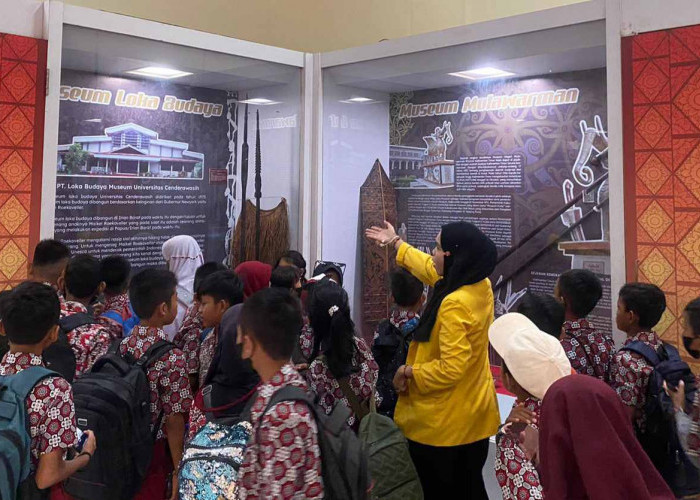 Siswa SDN 6 Pemulutan Ogan  Ilir , Diperkenalkan Soal Sejarah Di Museum Balaputra Dewa 