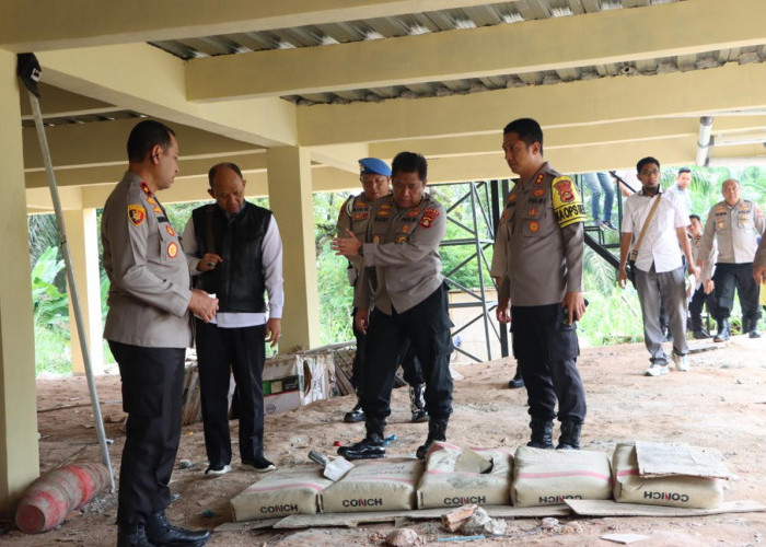 Wakapolda Sumsel Tinjau  Pembangunan Gedung SPKT Polres Ogan Ilir, Layak Jadi Percontohan 