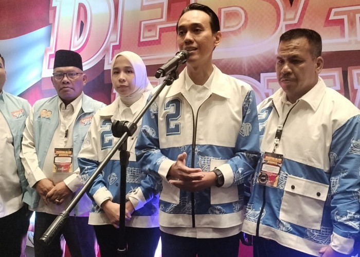 Debat Pilkada OKI, Pasangan Muri Tampil Beda dengan Seragam Khas Bumi Bende Seguguk 