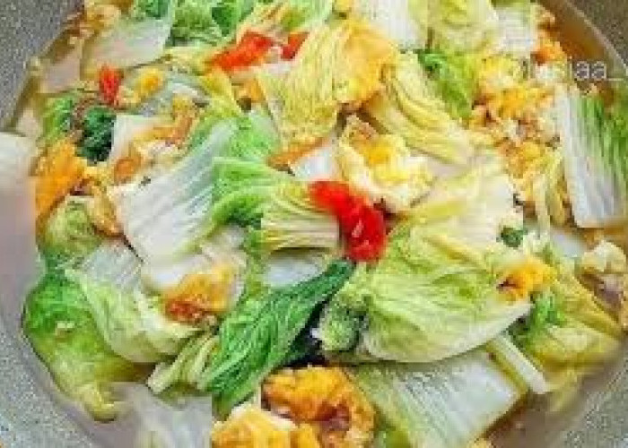 Resep Tumis Telur Sawi Putih Sederhana yang Menggugah Selera, Bikin Tambah Nasi!