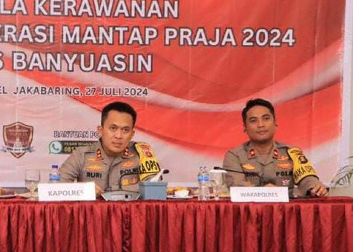 Kapolres Banyuasin Minta Segera Inventarisir Daerah Rawan