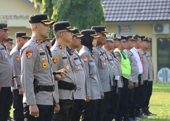 Personel Polres Ogan Ilir Berprestasi Dapat Penghargaan 