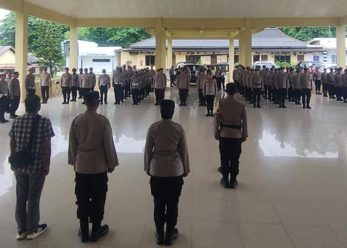 Polres Ogan Ilir Siagakan Personilnya, Hadapi Hari Buruh 1 Mei  2023