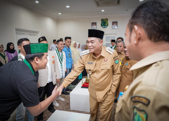 Terima Audiensi Pemuda Mahasiswa Muba, Bupati Toha Ingatkan Bahaya Judol-Narkoba