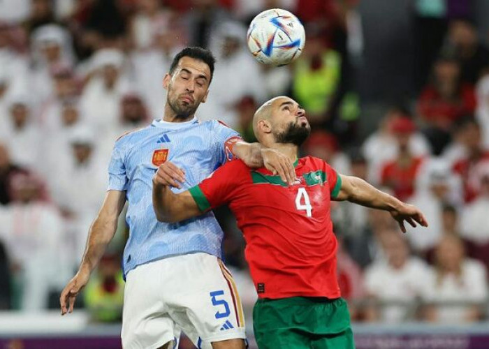 Spanyol vs Maroko Babak Pertama Masih Imbang, La Furia Roja Sangat Sulit Jinakkan Singa Atlas