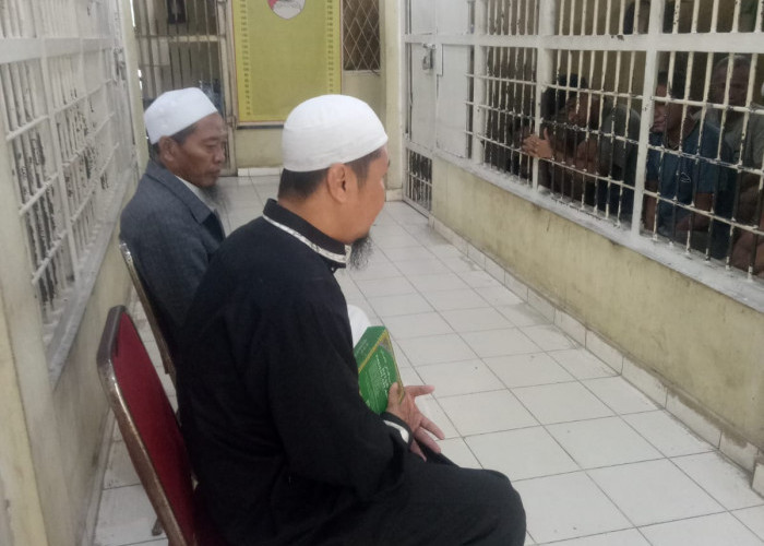 26 Tahanan Polres Ogan Ilir Diberikan  Siraman Rohani,  Ikhlas Perbaiki Diri