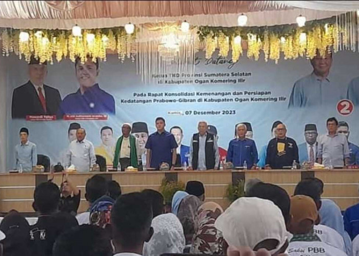 17 Desember Prabowo Berkunjung ke OKI, Mantan Bupati-Wabup OI Jadi Tim Kampanye 