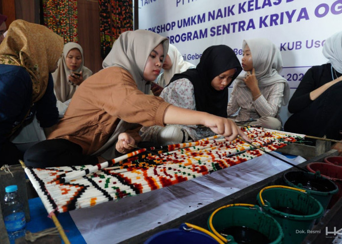 Hutama Karya Perkuat Daya Saing  Sentra Kriya Ogan Ilir