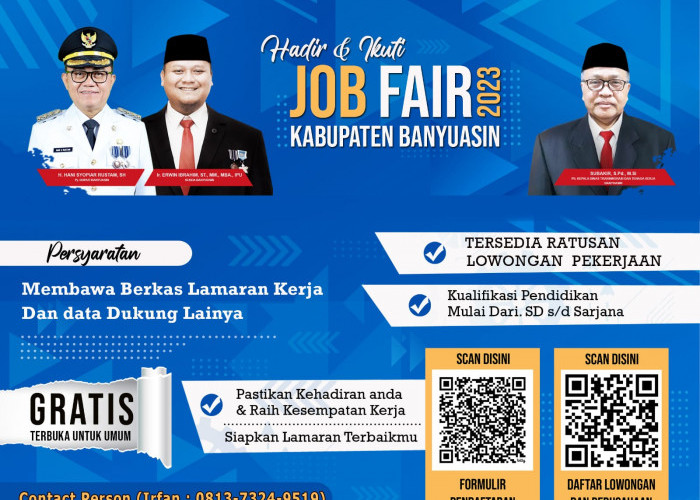 Pemkab Banyuasin Gelar Job Fair, Guna Mengatasi Pengangguran 