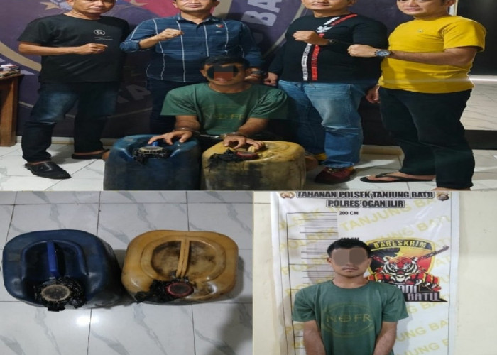 Curi Minyak Solar, Pelaku Curat Berhasil Ditangkap Polsek Tanjung Batu