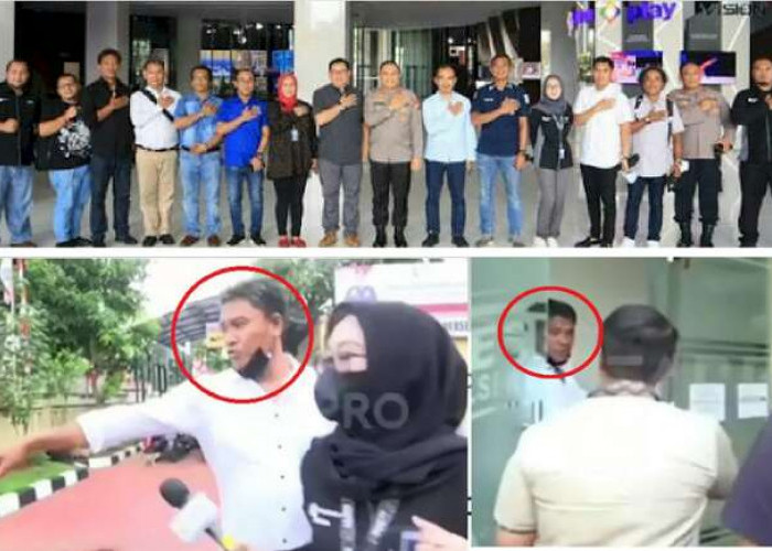 Wartawan Bicara Sama Pohon Berujung Minta Maaf, Kapolres Langsung ke Kantor MNC Media 