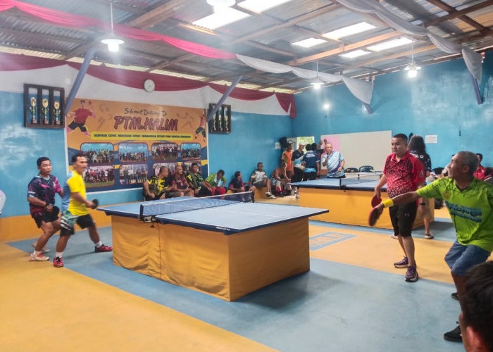 32 Pasangan Ikuti Turnamen Tenis Meja PTM Halim Cup 2026