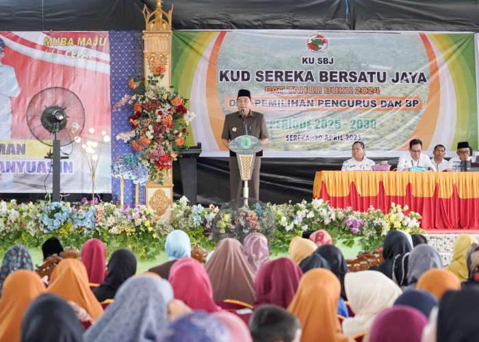 Bupati Muba Kukuhkan Pengurus KUD SBJ 
